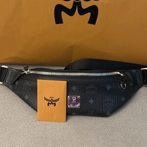 MCM FURSTEN BELT BAG IN VISETOS